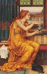 The Love Potion [1903] by Evelyn De Morgan [1855–1919]