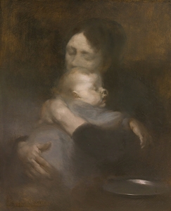 Maternité [tendresse] by Eugène Carriere [1849–1906]