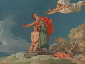 The Sacrifice of Isaac [1860] by Jean–Hippolyte Flandrin [1809–1864]