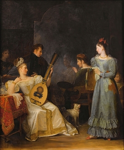The Studio of The Artist by Marguerite Gérard [1761–1837]