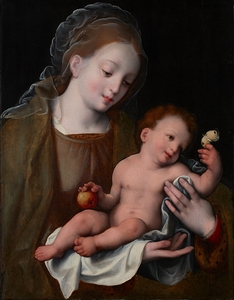 Madonna and Child [c. 1550] by Cornelis van Cleve [1520–after 1570]