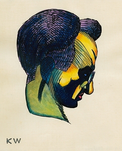 Kopfstudie. Aus. ‘Profile’. 10 Blätter. Graz III [1924] by Karl Wiener [1901–1949]