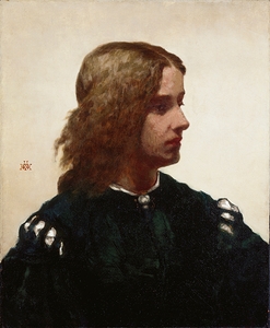 Ideal Head [1865] by William Morris Hunt [1824–1879]
