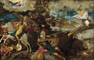The Conversion of Saint Paul [c. 1544] by Jacopo Tintoretto [1518–1594]