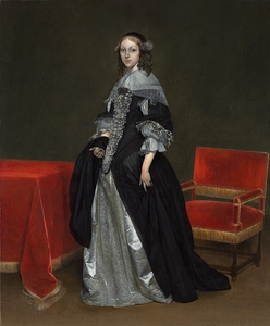 Portrait of a Woman [c. 1665] by Gerard ter Borch [1617–1681]