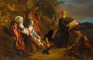 The Earliest Congregation of Scottish Reformers [1862] by James Drummond [1816–1877]