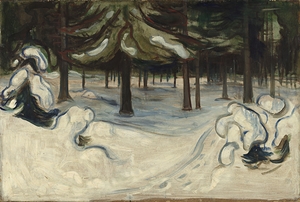 Winter [1899] by Edvard Munch [1863–1944]