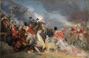 The Death of General Mercer at the Battle of Princeton. 3 January 1777 [ca. 1786–88] by John Trumbull [1756–1843]