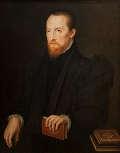 Bearded. Red–headed Man. Seated by Pieter Pourbus [c. 1523–1584]