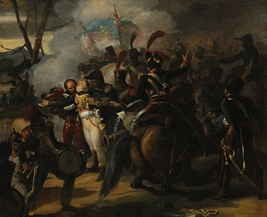The Death of General Colbert [c. 1809–1810] by Jean–Victor Schnetz [1787–1870]