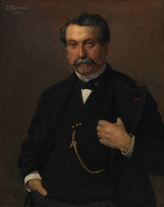 Portrait of a Man [1868] by Léon Bonnat [1833–1922]