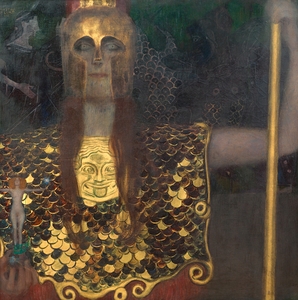 Pallas Athene [1898] by Gustav Klimt [1862–1918]