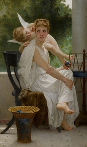 Le travail interrompu by William Bouguereau [1825–1905]
