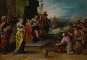 The Continence of Scipio by Frans Francken the Younger [1581–1642]