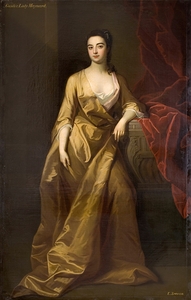 Portrait Of A Lady Maynard [1745] by Enoch Zeeman [1689–90–1744]