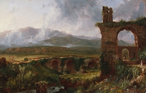 A View near Tivoli [Morning] [1832] by Thomas Cole [1801–1848]