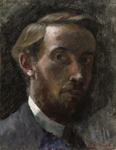 Self–Portrait. Aged 21 [1889] by Édouard Vuillard [1868–1940]