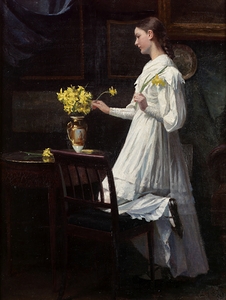 Arranging Daffodils [1894] by Carl Thomsen [1847–1912]