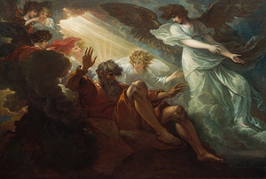 Moses Shown the Promised Land [1801] by Benjamin West [1738–1820]