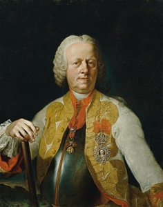 Feldmarschall Karl Josef Fürst Batthyány [1760] by Franz Anton Palko [1717–1766]
