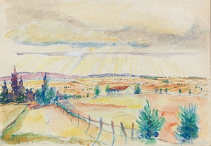 Herbstsonne by Anton Emanuel Peschka [1885–1940]