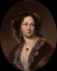 Portrait of Aleksandra Potocka née Potocka [1818–1892] [1840–1850] by Karl von Blaas [1815–1894]