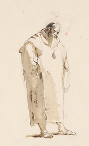 Standing Man. Facing Half Right [ca. 1760] by Giovanni Battista Tiepolo [1696–1770]