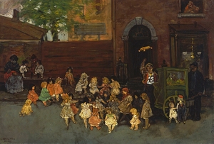 The Tambourine by Jerome Myers [1867–1940]