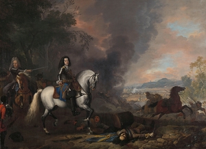 Henry Casimir II. Prince of Nassau–Dietz. In a Battle [1692] by Jan van Huchtenburg [1647–1733]