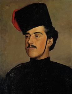 The Cossack [The Beautiful Cossack] [1878] by Helene Schjerfbeck [1862–1946]