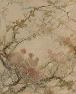 Femmes et enfants dans les branchages [1929] by Georges Picard [1857–194]