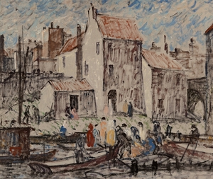 Boating Party by Robert Spencer [1879–1931]