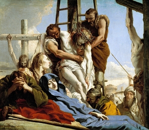 El Descendimiento [1772] by Giovanni Domenico Tiepolo [1727–1804]