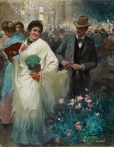 The Verbena [c. 1905] by Cecilio Plá y Gallardo [1860–1934]