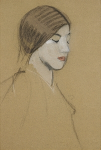 Head Of A Girl [1915] by Helene Schjerfbeck [1862–1946]