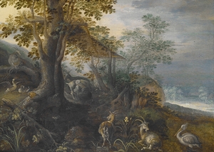 Landscape with Animals [1610] by Roelant Savery [1576–1639]