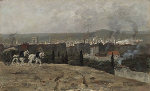 Parisian View [1879] by Frits Thaulow [1847–1906]