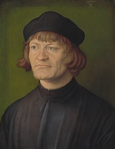 Portrait of a Clergyman Johann Dorsch [1516] by Albrecht Dürer [1471–1528]