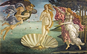 Birth Of Venus [1485] by Sandro Botticelli [1444–1510]