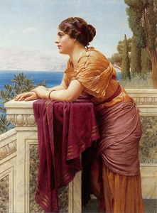 The Belvedere [1913] by John William Godward [1861–1922]