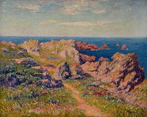 Beau temps à Pern [Ile d’Ouessant] [1901] by Henry Moret [1856–1913]