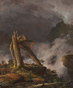 Storm in the Mountains [1847] by Frederic Edwin Church [1826–1900]