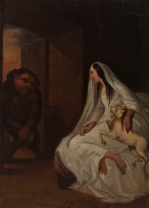 Esmeralda et Quasimodo [19th Century] by Antoine Johannot [1803–1852]