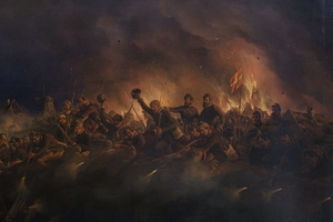 Stormen På Frederiksstad Den 4. Oktober 1850 [1821 1866] by Niels Simonsen [1807–1885]