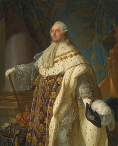 Portrait of Louis XVI of France in Coronation Robes by Antoine–François Callet [1741–1823]
