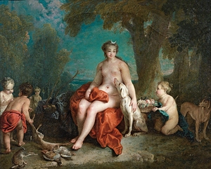 Diana Resting by Auger Lucas [1685–1785]