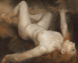 Démoniaque [1904] by Alfred Philippe Roll [1846–1919]