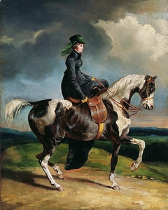 Horsewoman [1820 or later] by Théodore Géricault [1791–1824]