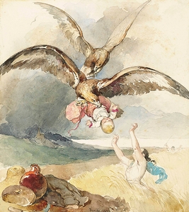 An abduction [1836] by Peter Fendi [1796–1842]