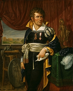 Portrait of the Sculptor Bertel Thorvaldsen [1811] by Jacob Munch [1776–1839]